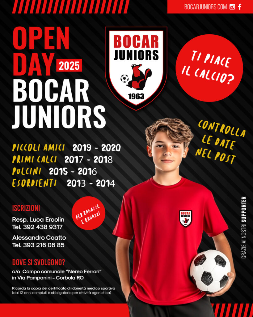 OPEN DAY AGOSTO: ADRIA E CORBOLA